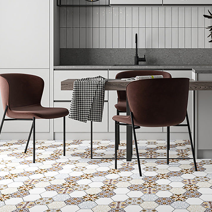 Lisslune | Vinyl flooring Peel and Stick floral pattern wall and floor vinyl