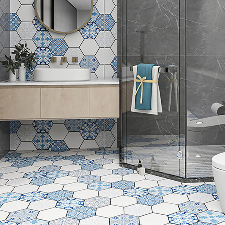 Lisslune | Vinyl flooring Peel and Stick floral pattern wall and floor vinyl