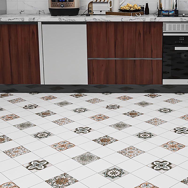 Lisslune | Vinyl flooring Peel and Stick floral pattern wall and floor vinyl
