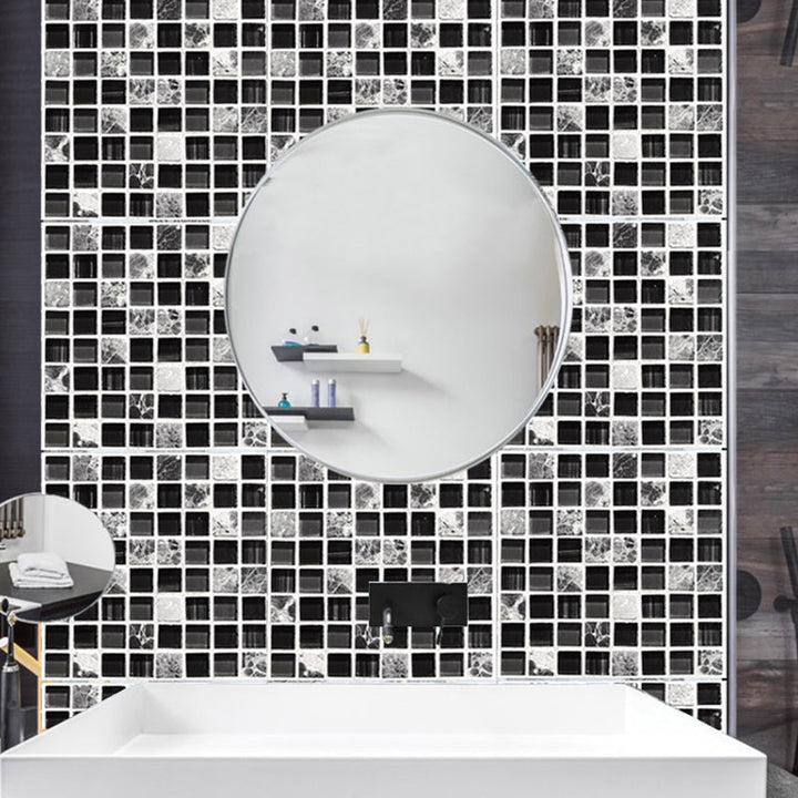 Lisslune | Mosaic Tiles Wallpaper PVC Waterproof Peel & Stick Mosaic Tiles