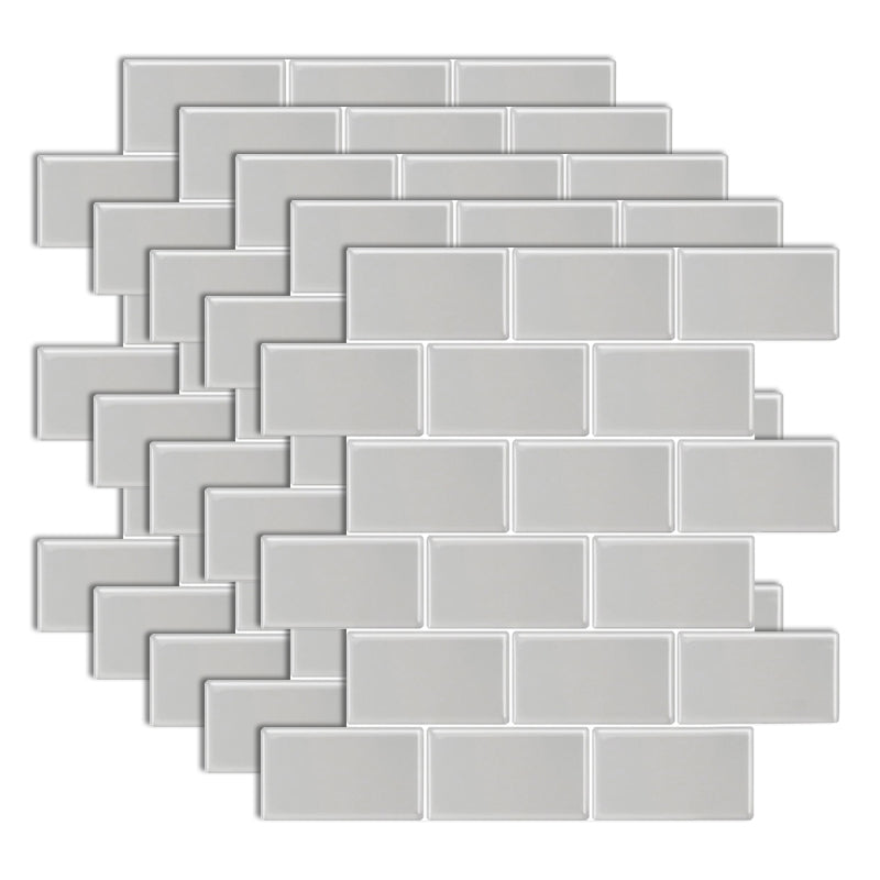 Lisslune | Subway Tile Wallpaper Plastic Waterproof Removable & Stick Subway Tile