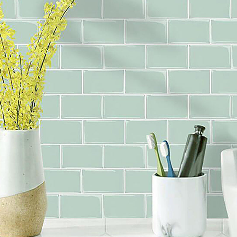 Lisslune | Subway Tile Wallpaper Plastic Waterproof Removable & Stick Subway Tile