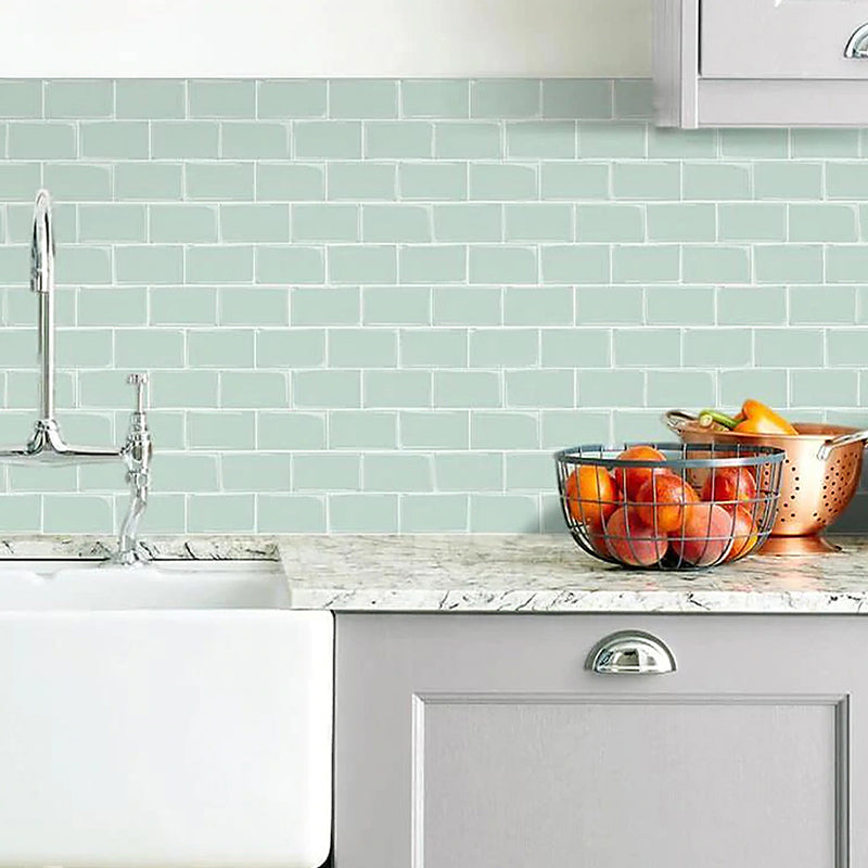 Lisslune | Subway Tile Wallpaper Plastic Waterproof Removable & Stick Subway Tile