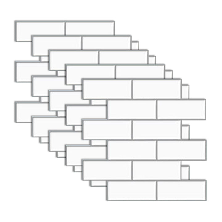 Lisslune | Subway Tile Wallpaper Plastic Peel and Stick Wall Tile