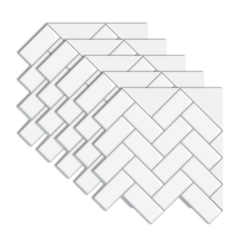 Lisslune | Subway Tile Wallpaper Plastic Peel and Stick Wall Tile