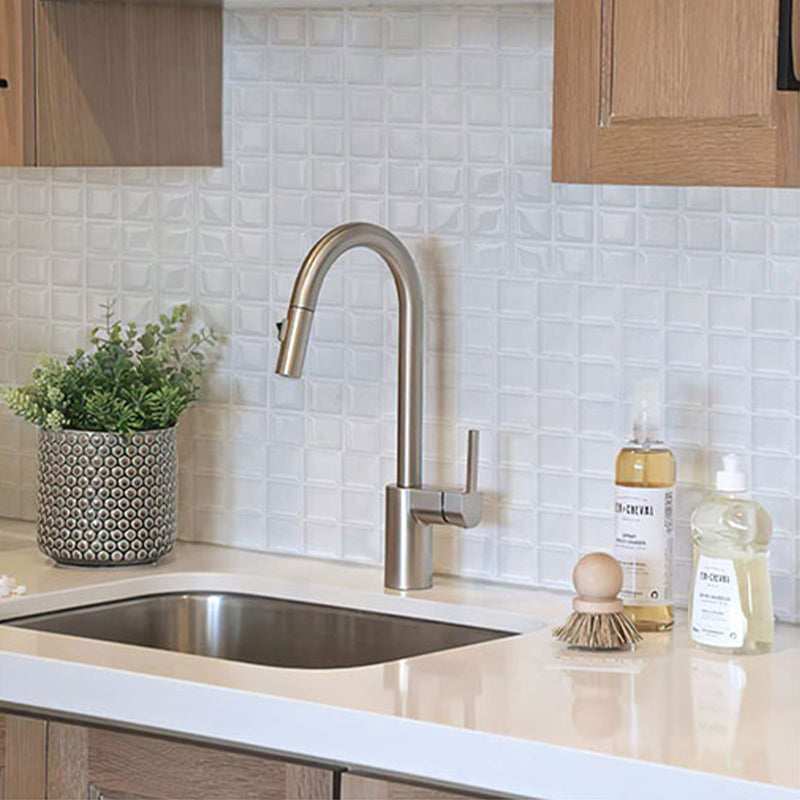 Lisslune | Subway Tile Wallpaper Plastic Peel and Stick Wall Tile