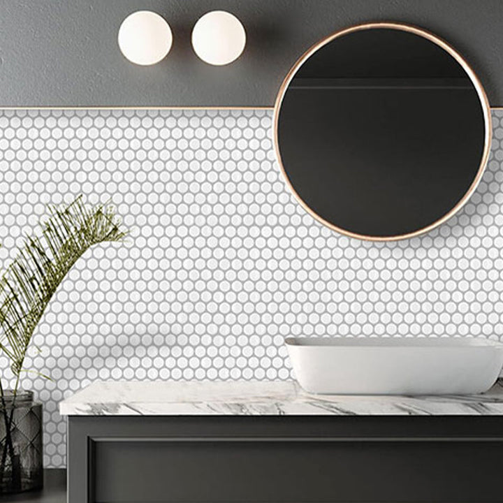 Lisslune | Subway Tile Wallpaper Plastic Peel and Stick Wall Tile