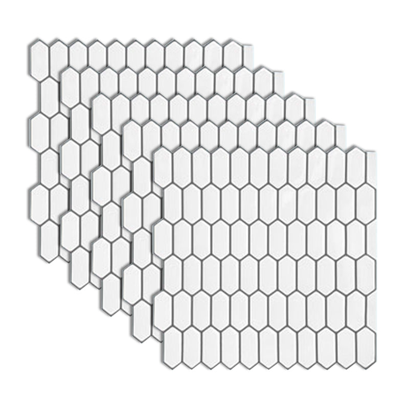 Lisslune | Subway Tile Wallpaper Plastic Peel and Stick Wall Tile