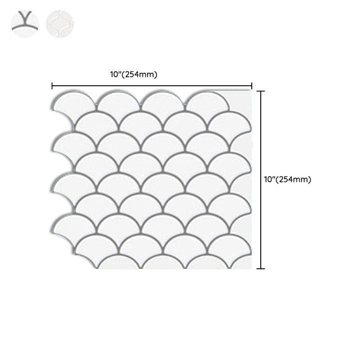 Lisslune | Subway Tile Wallpaper Plastic Peel and Stick Wall Tile