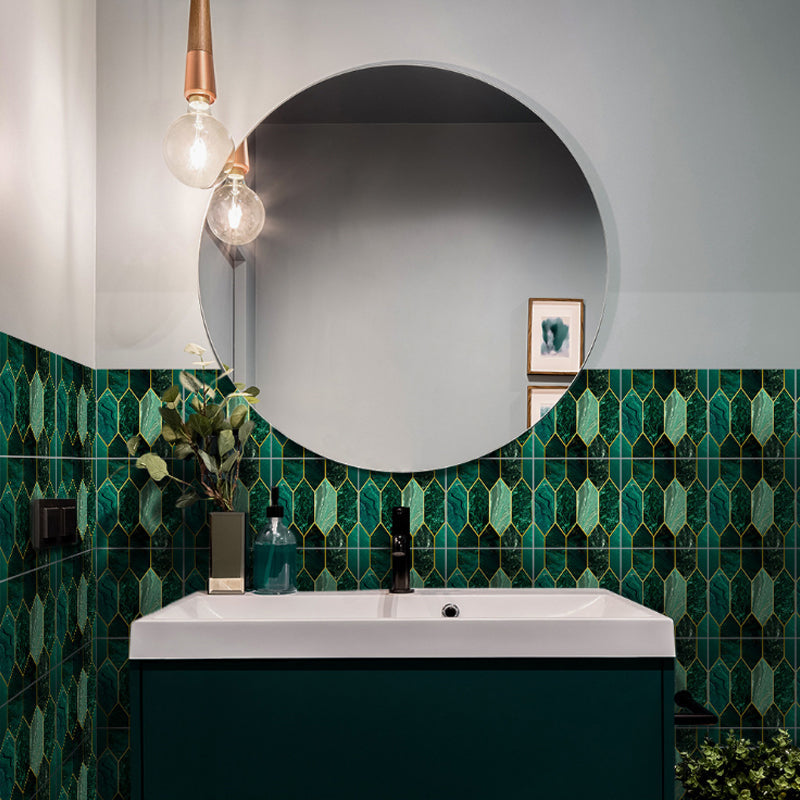 Lisslune | Mosaic Tiles Wallpaper Plastic Contemporary Removable & Stick Mosaic Tile