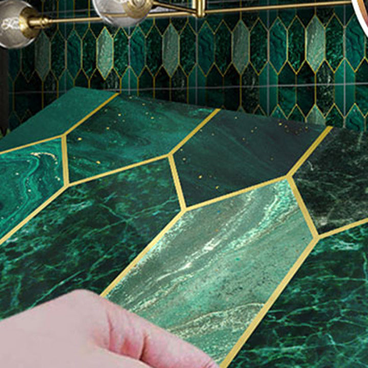 Lisslune | Mosaic Tiles Wallpaper Plastic Contemporary Removable & Stick Mosaic Tile