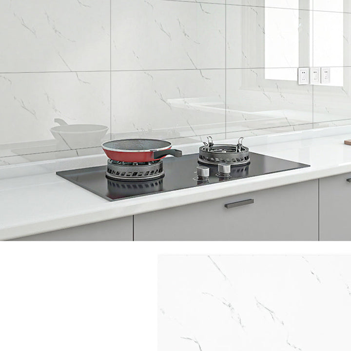 Lisslune | PVC Peel and Stick Back Wall Tiles Rectangular Waterproof Single Tile Wallpaper