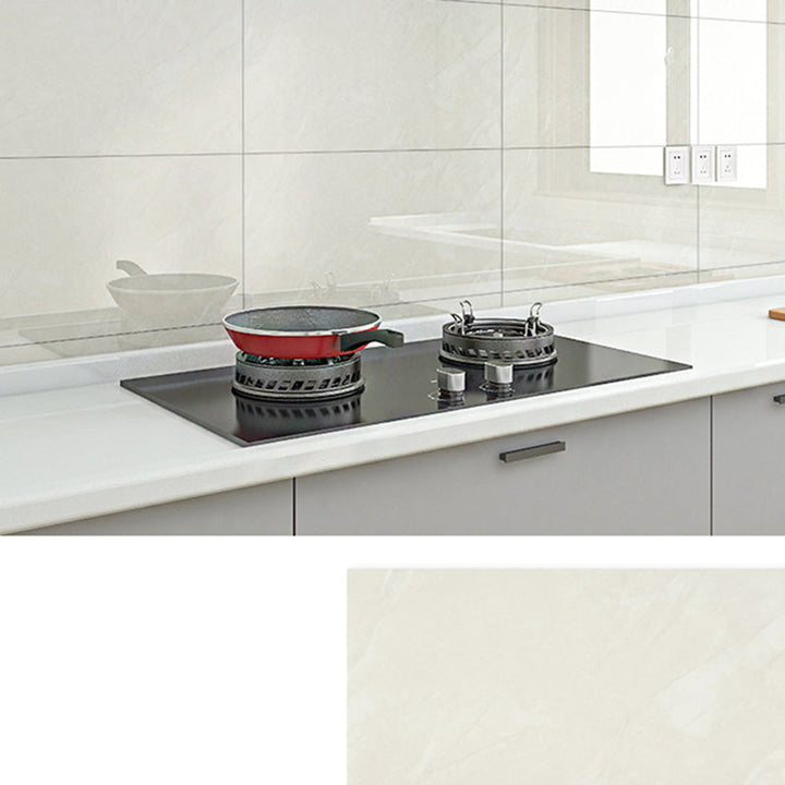 Lisslune | PVC Peel and Stick Back Wall Tiles Rectangular Waterproof Single Tile Wallpaper