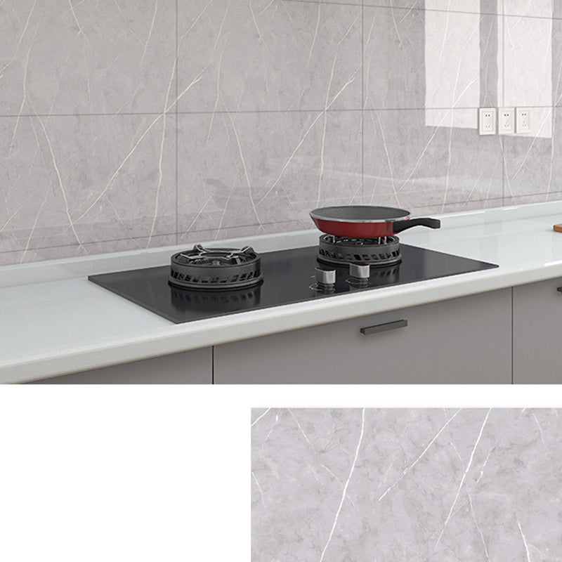 Lisslune | PVC Peel and Stick Back Wall Tiles Rectangular Waterproof Single Tile Wallpaper