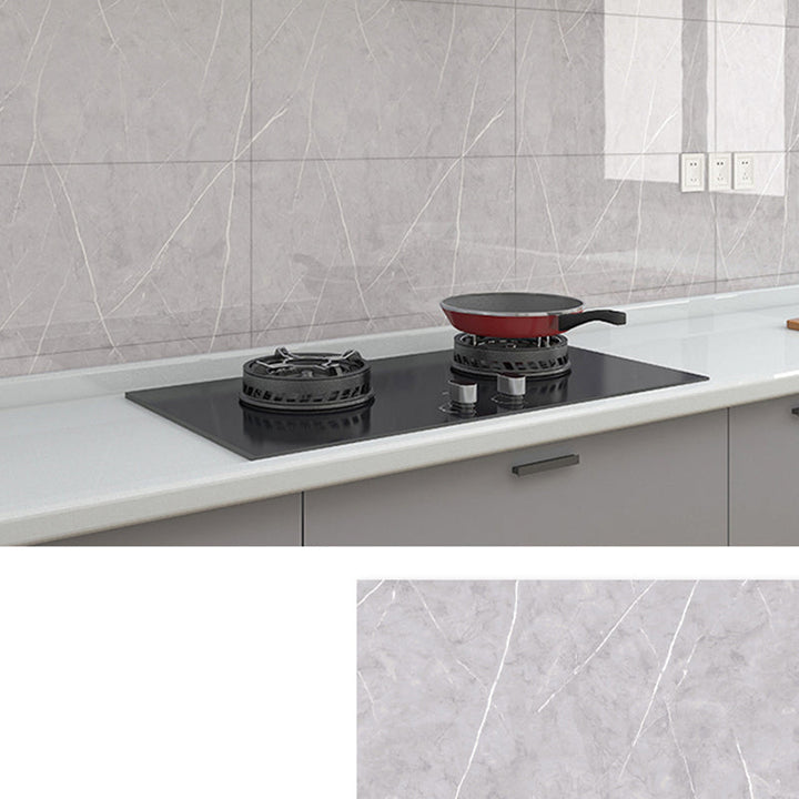 Lisslune | PVC Peel and Stick Back Wall Tiles Rectangular Waterproof Single Tile Wallpaper