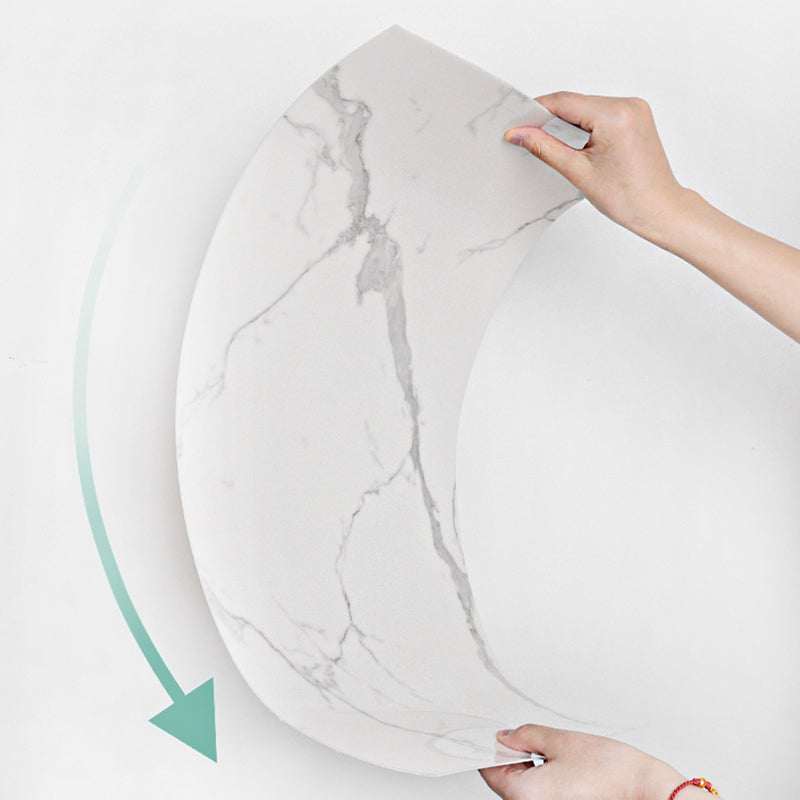 Lisslune | PVC Peel and Stick Back Wall Tiles Rectangular Waterproof Single Tile Wallpaper