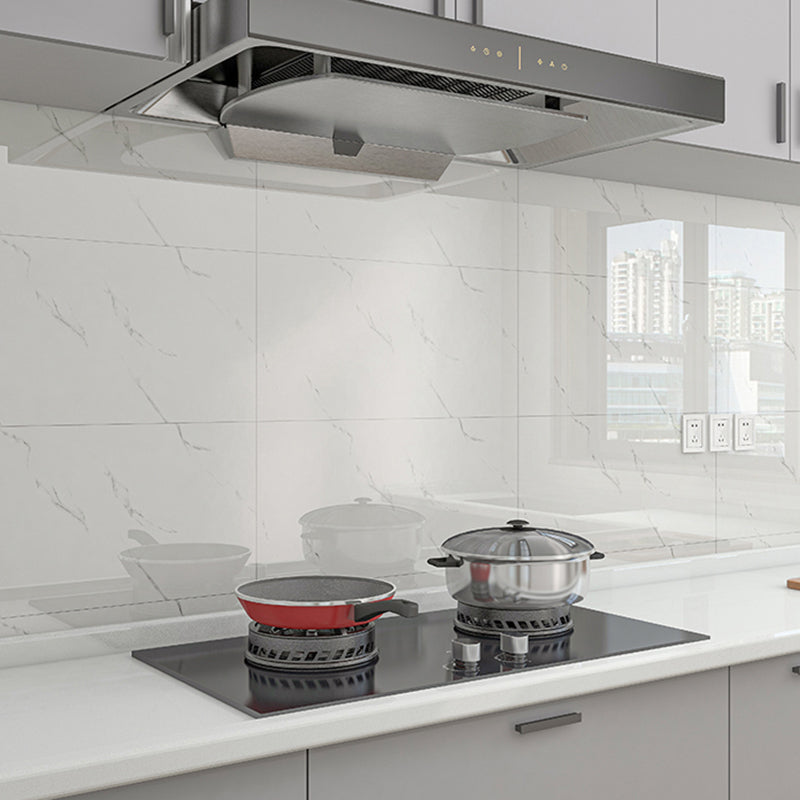 Lisslune | PVC Peel and Stick Back Wall Tiles Rectangular Waterproof Single Tile Wallpaper