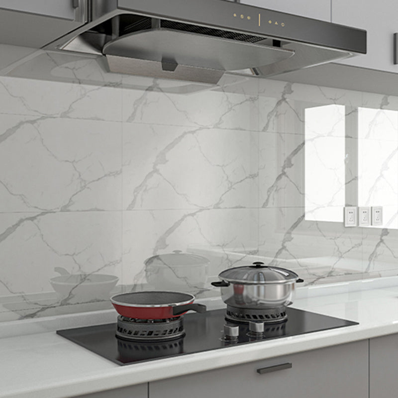 Lisslune | PVC Peel and Stick Back Wall Tiles Rectangular Waterproof Single Tile Wallpaper