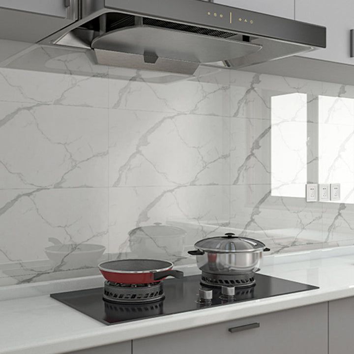 Lisslune | PVC Peel and Stick Back Wall Tiles Rectangular Waterproof Single Tile Wallpaper