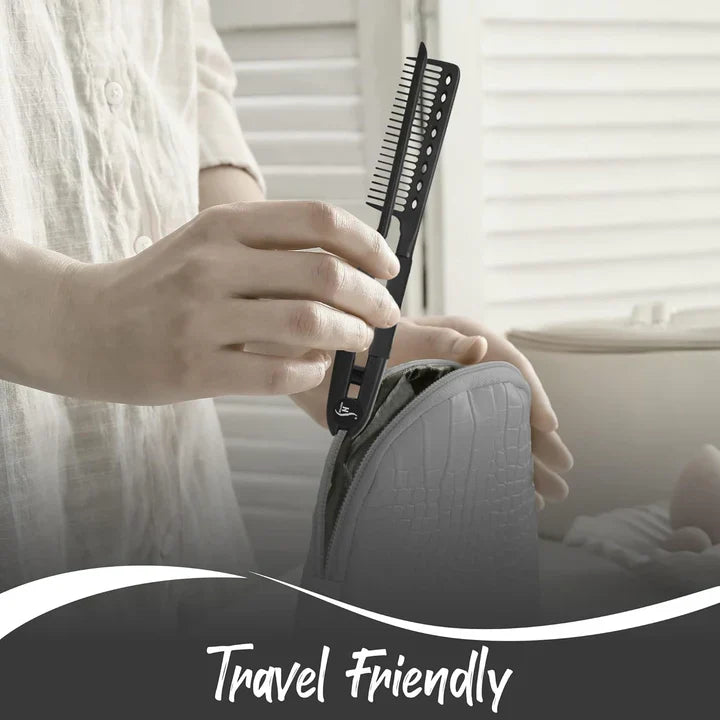 Lisslune | Smoothing Brush – Warm Air Comb for Effortless Hair Styling