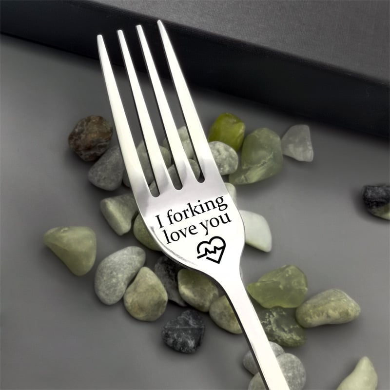 Lisslune | Engraved Fork - Best Funny Gift For Loved One