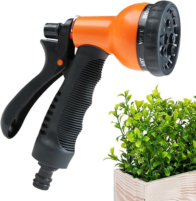 Lisslune | Garden Hose Gun with 7 Functions – Flexible Watering Nozzle for Garden Plants