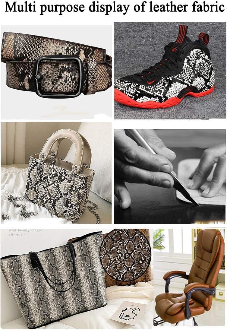 Lisslune | Synthetic snake skin leather craft fabric - Elevate your creations!