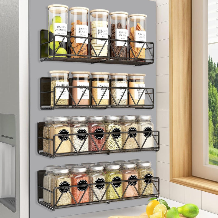 Lisslune | No-Drill Magnetic Spice Rack Set – Vespera