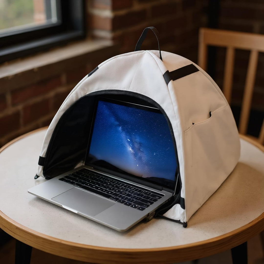 Lisslune | Laptop Sun Shade – Foldable Anti-Glare Privacy Tent for 13–16" Devices – Travory
