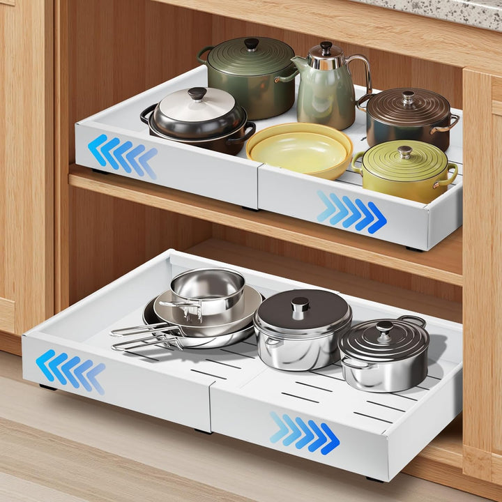 Lisslune | 2 Pack Pull-Out Cabinet Drawers – StoreEase