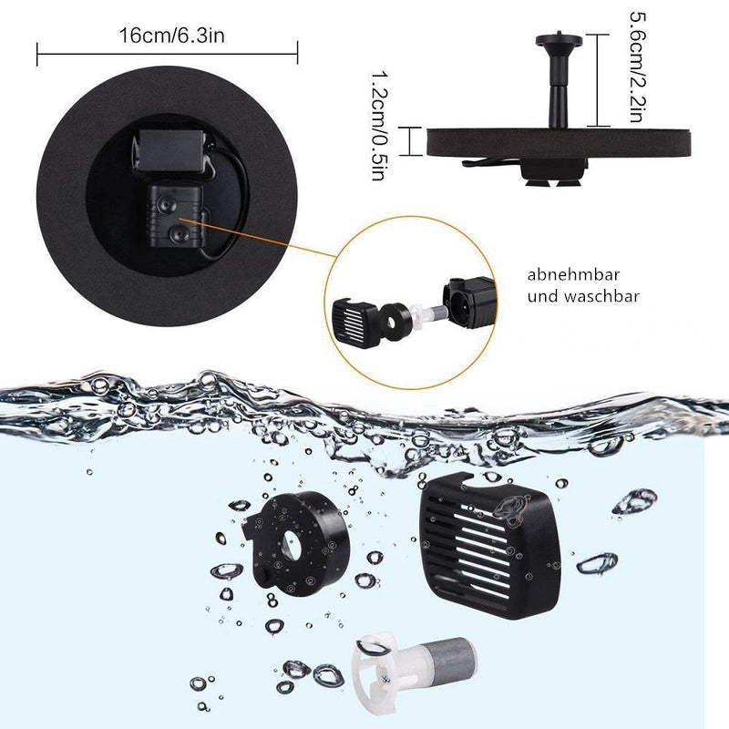 Lisslune | Solar Fountain Pump