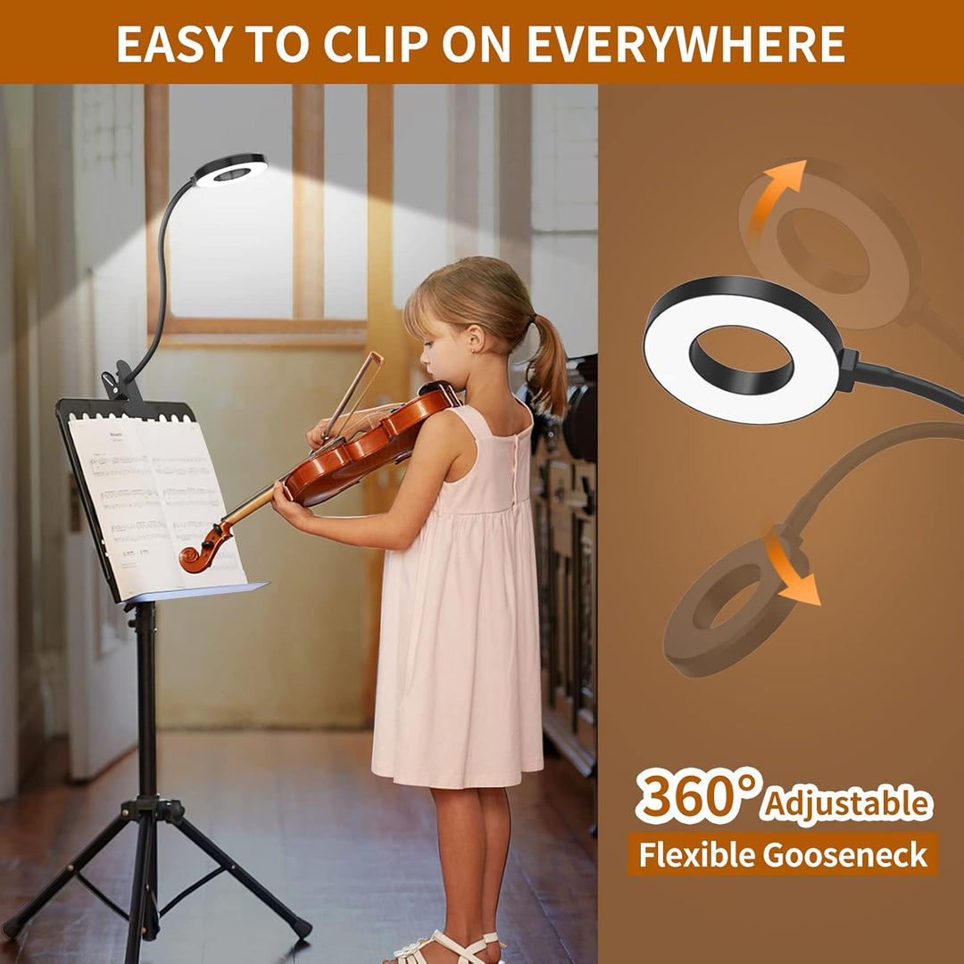 Lisslune | 3 Colour Modes LED Desk Clamp Lamp with  & Flexible Gooseneck – Selvara (1+1 FREE)