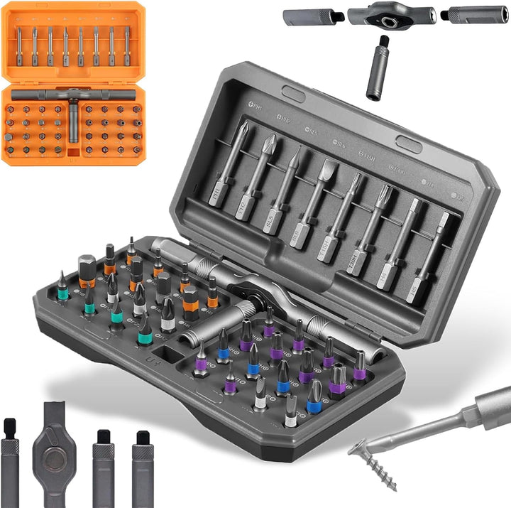 Lisslune | 42-in-1 Magnetic Screwdriver Set – Precision Repair Tool Kit with Bits & Handle – Fixaro