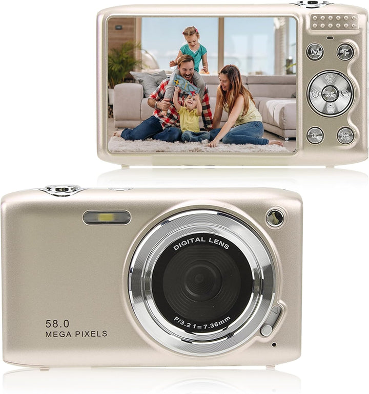 Lisslune | 4K Compact Digital Camera with 58MP Photos and 16X Zoom – Lumora