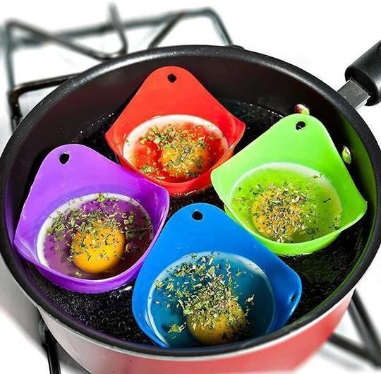 Lisslune | Silicone Egg Poachers - 4 Pieces