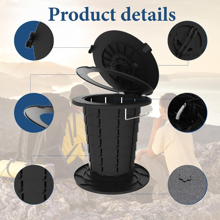 Lisslune | Portable Toilet with Adjustable Height – CampMate