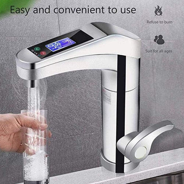 Lisslune | Electric Instant Hot Water Tap with Built-In Heater & LED Temperature Display – Kitchen & Bathroom
