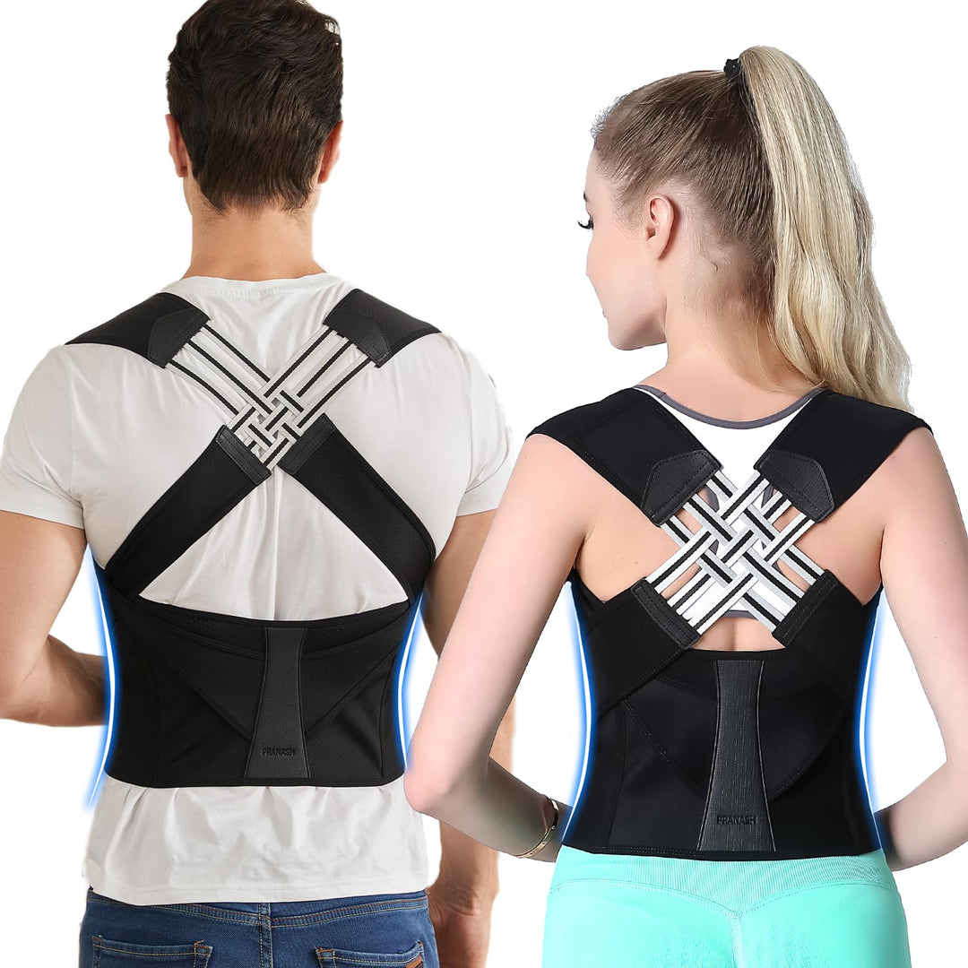 Lisslune | Back Posture Corrector | Adjustable, Breathable Design for Men & Women to Improve Posture and Reduce Back Pain