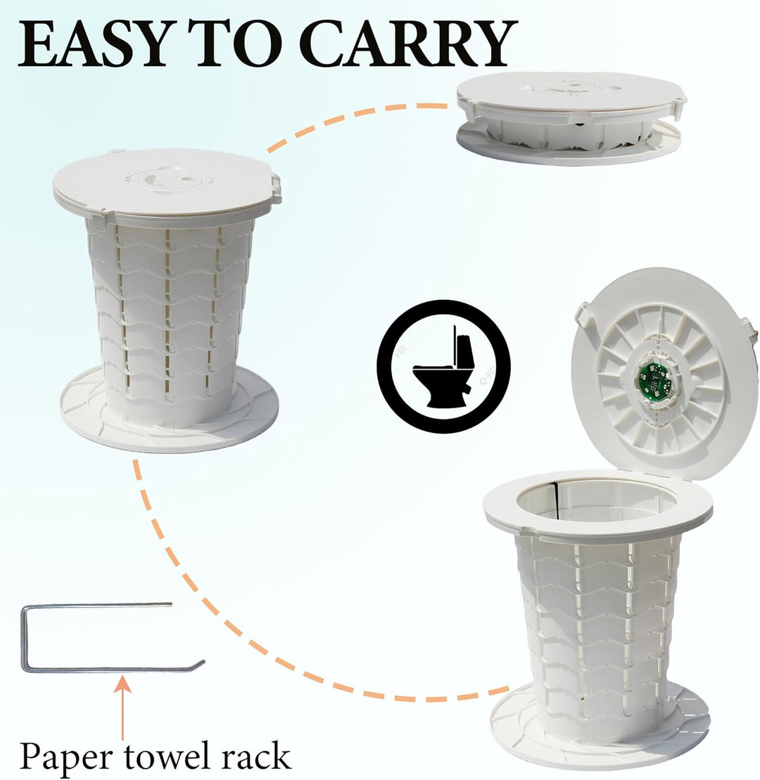 Lisslune | Portable Toilet with Adjustable Height – CampMate