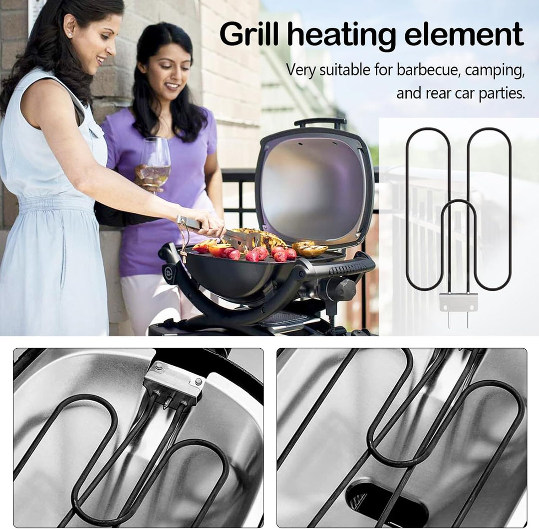 Lisslune | High-Power Stainless Steel Grill Heating Coil 2200W for Outdoor Electric BBQ – Zeythra