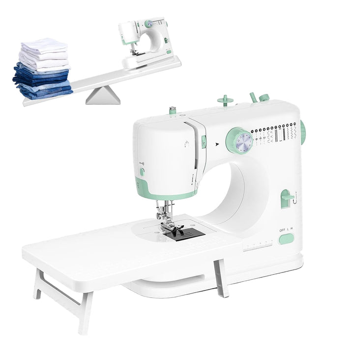 Lisslune | Portable Sewing Machine with 12 Stitches & Extension Table – StitchPro