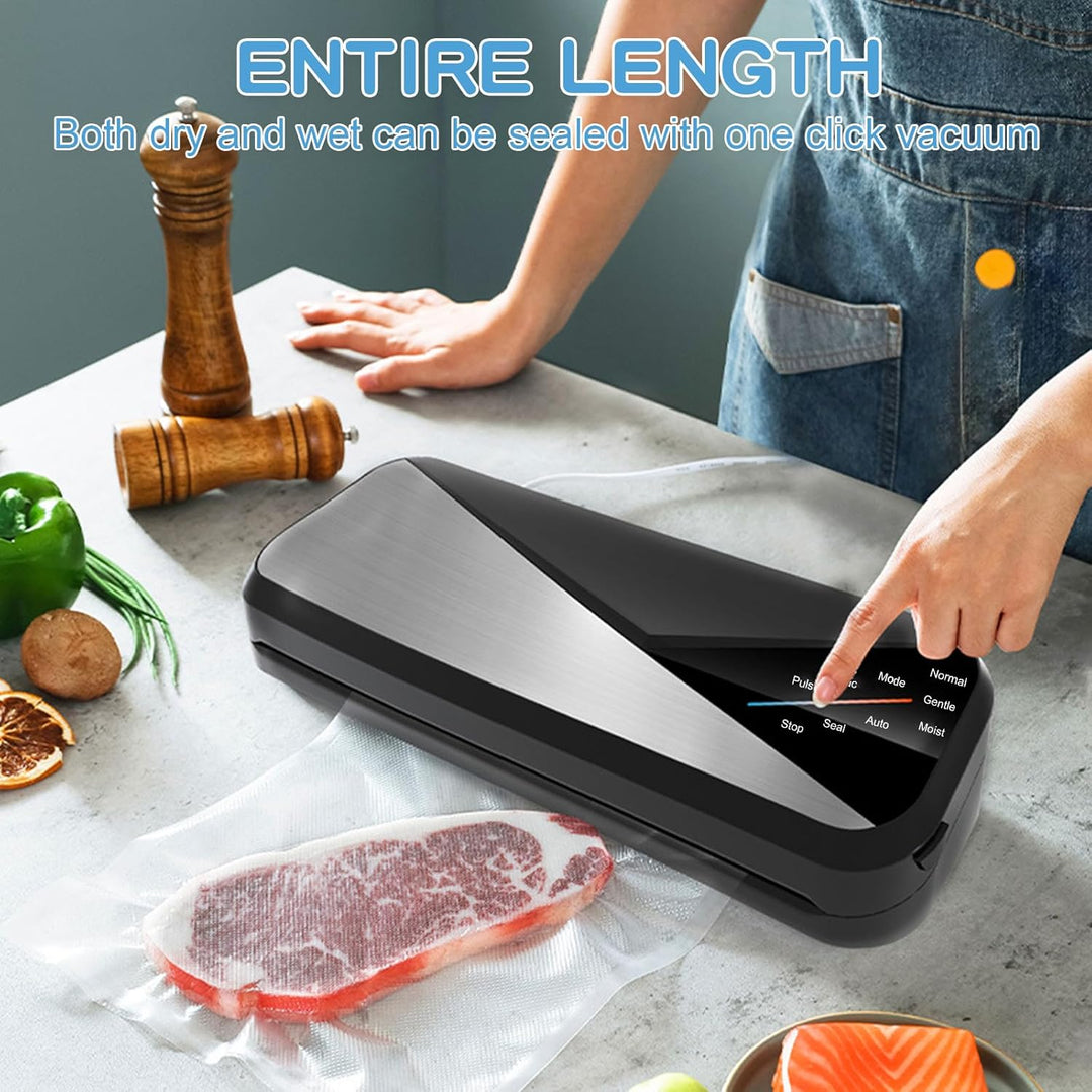 Lisslune | 6-in-1 Vacuum Sealer with 80kPa Suction and 30cm Sealing Strip – Fresvyn