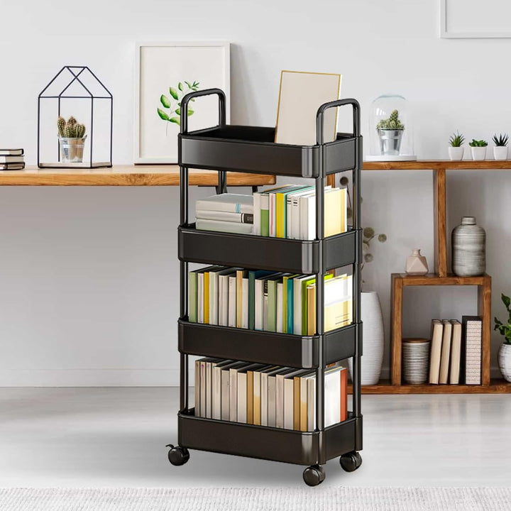 Lisslune | Rolling Utility Cart with Wheels & Handle – Veyora