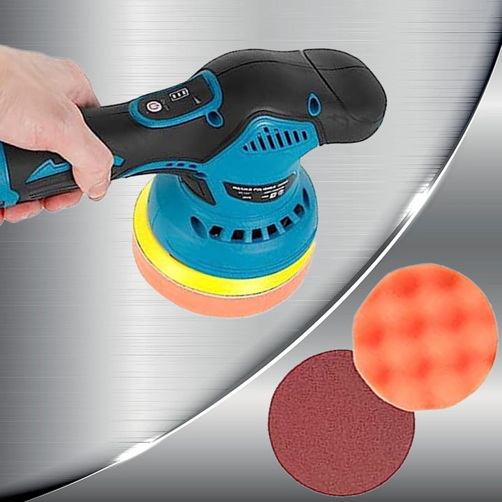 Lisslune | Cordless Car Polisher with Dual Batteries and 8-Speed Control – Torvex