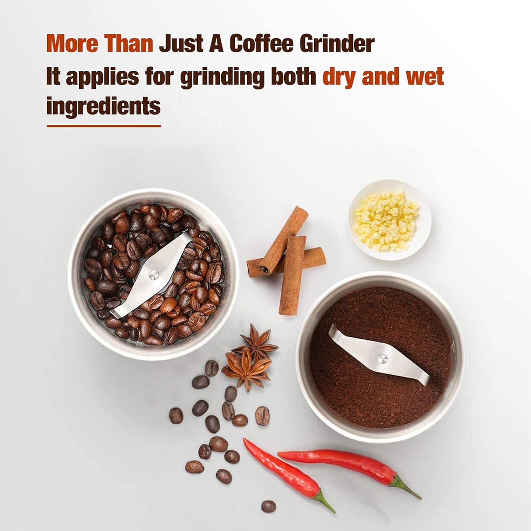 Lisslune | Electric Coffee & Spice Grinder with Removable Cup – BrewMate