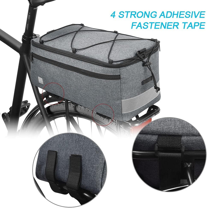 Lisslune | 8L Insulated Bike Rear Trunk Cooler Bag with Shoulder Strap – Trevilo