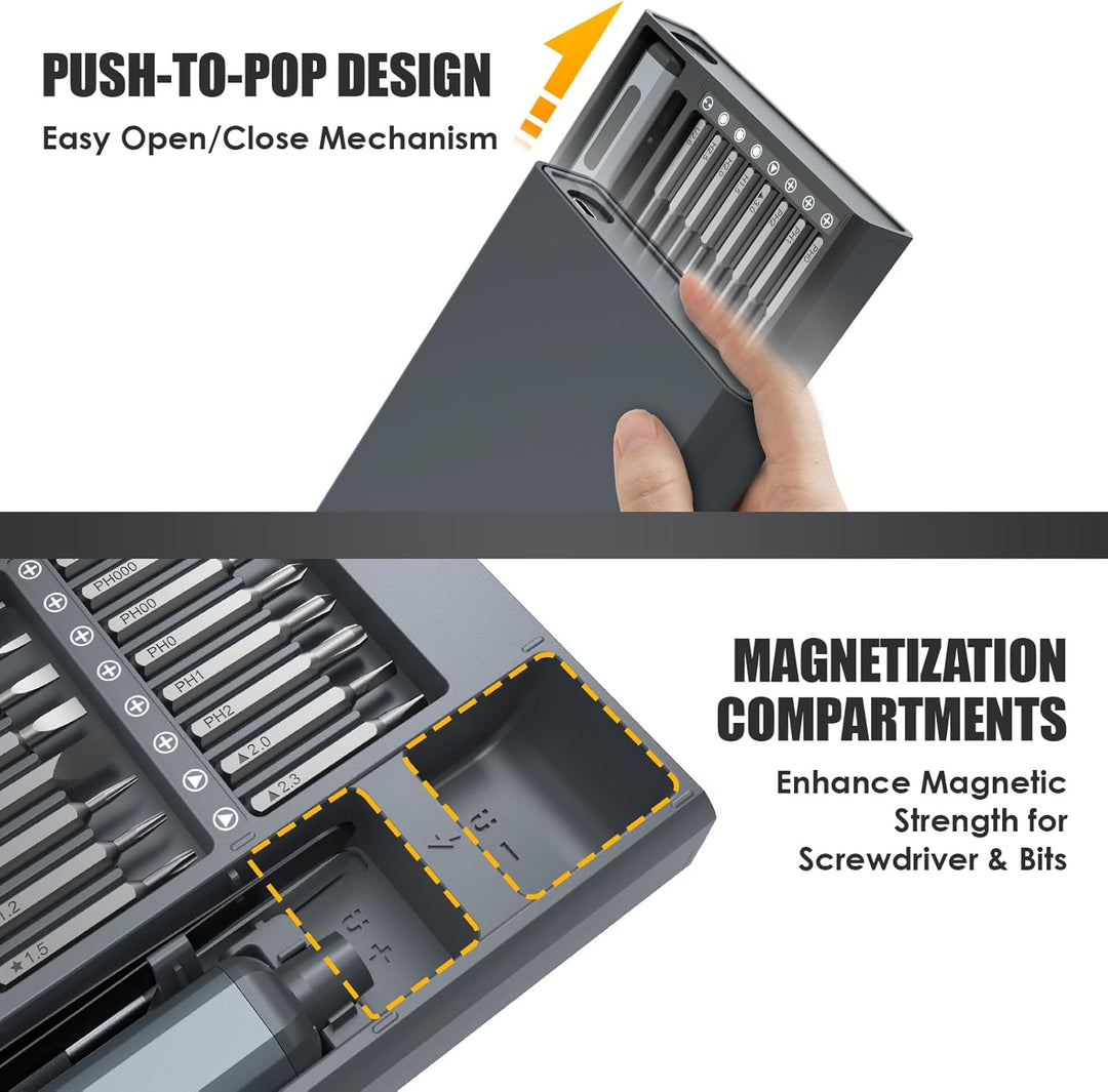 Lisslune | ProFix 68-in-1 Electric Precision Screwdriver Set
