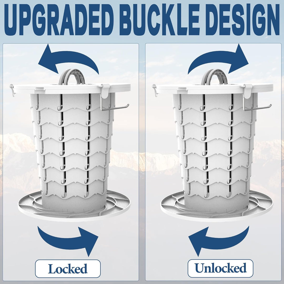 Lisslune | Portable Toilet with Adjustable Height – CampMate