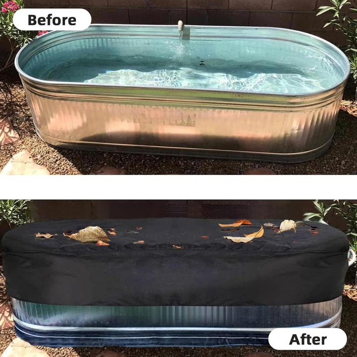 Lisslune | Ice Bath Tank Cover – Waterproof UV-Resistant Rip-Proof Protective Lid – Novyra
