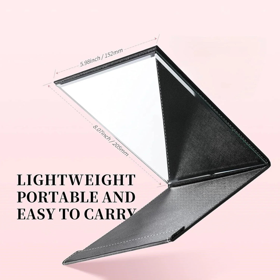 Lisslune | Compact makeup mirror with stand